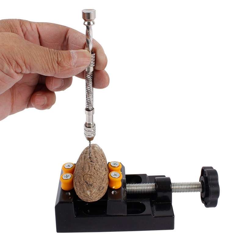 HIAIM Punch Semi-automatic Twist Drill Hand Drill Set, Specification:Hand Drills +0.3-1.6 Bits 20 PC