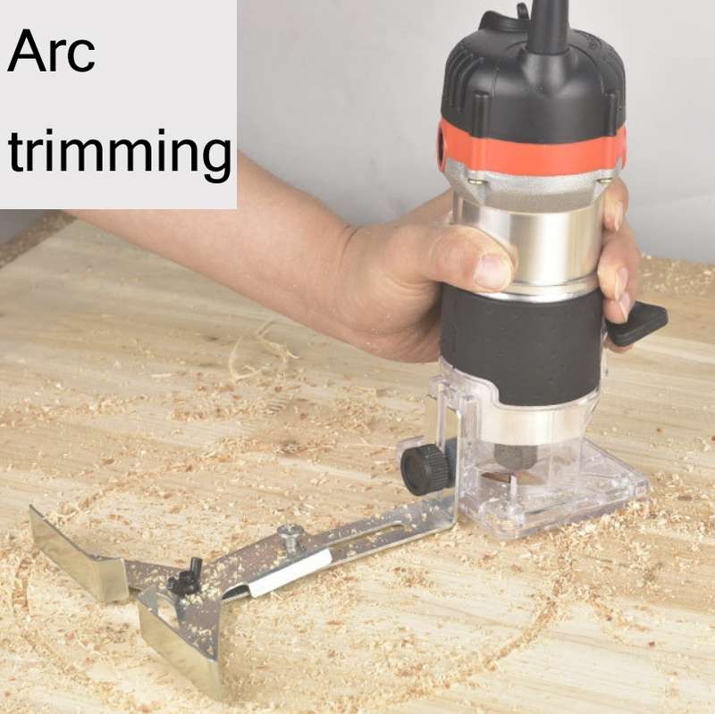 Woodworking Trimming Machine Multifunctional Electric Wood Milling Slotting Machine Engraving Tools