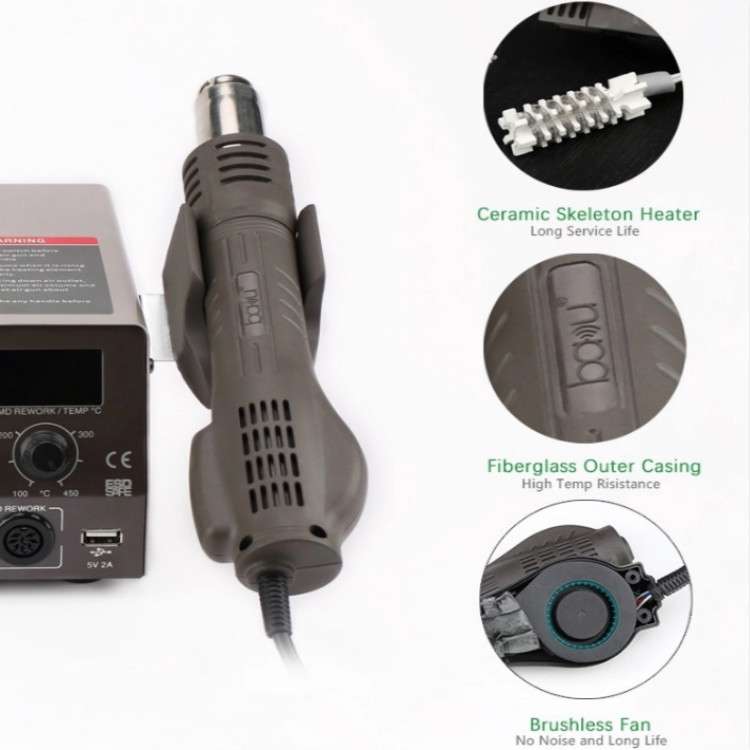 BAKU BA-602D+ Welding Station Set Dual Digital Display Mobile Phone Repair Tin Welding Tool, Specifi