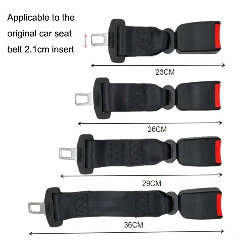 2 PCS Child And Pregnant Woman Car Seat Belt Extender, Length:26cm(Beige)