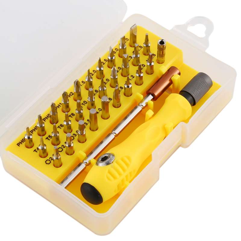 32-in-1 CRV Steel Mobile Phone Disassembly Repair Tool Multi-function Combination Screwdriver Set(Gr