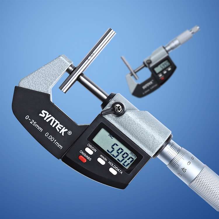 Digital Display Outer Diameter Micrometer 0.001mm High Precision Electronic Spiral Micrometer Thickn