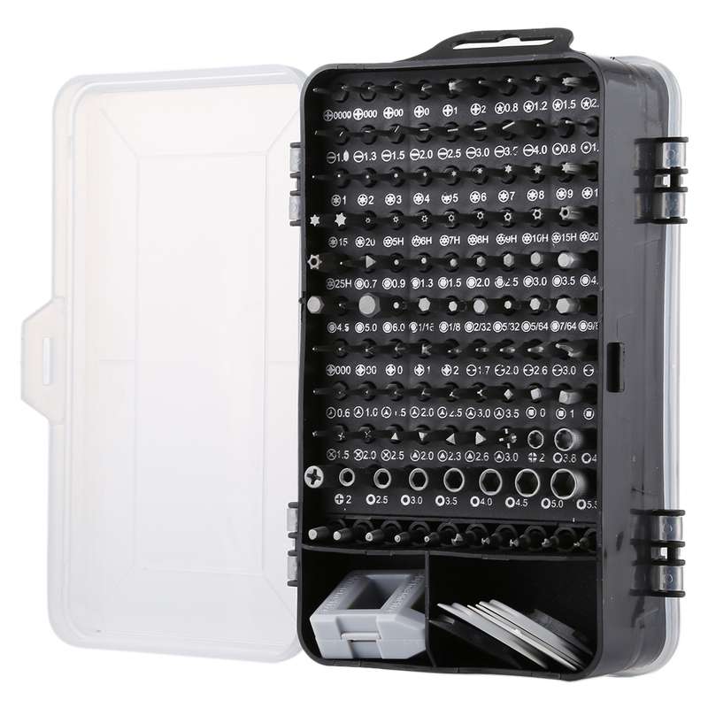 135 in 1 DIY Mobile Phone Disassembly Tool Clock Repair Multi-function Tool Screwdriver Set(Black Gr