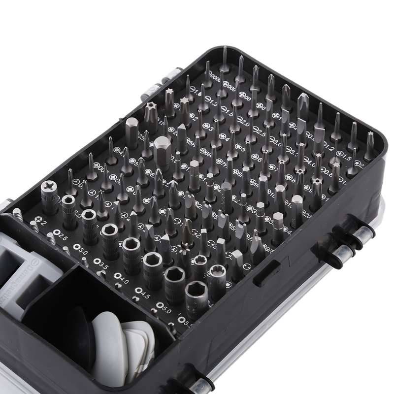 135 in 1 DIY Mobile Phone Disassembly Tool Clock Repair Multi-function Tool Screwdriver Set(Black Gr