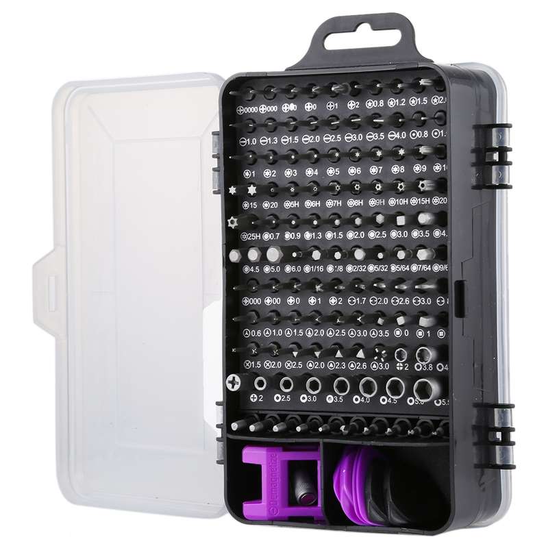 135 in 1 DIY Mobile Phone Disassembly Tool Clock Repair Multi-function Tool Screwdriver Set(Black Gr