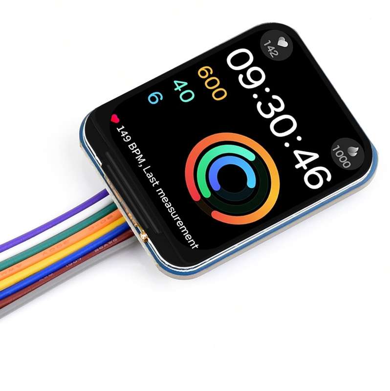 Waveshare 1.69 Inch 240280 Resolution IPS LCD Display Module With SPI Interface