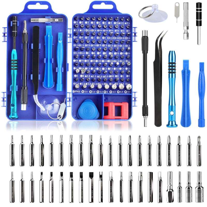 110 in 1 Watch Mobile Phone Disassembly Maintenance Tool Multi-function Chrome Vanadium Steel Screwd