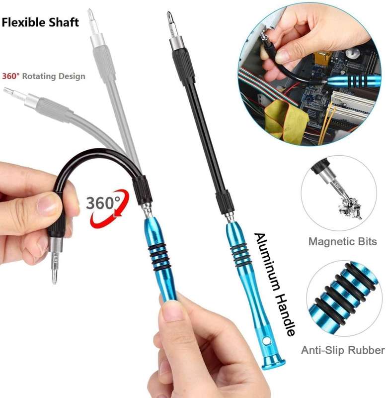 110 in 1 Watch Mobile Phone Disassembly Maintenance Tool Multi-function Chrome Vanadium Steel Screwd