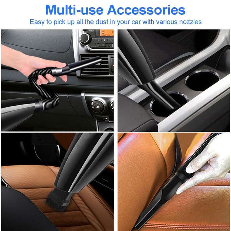 Car Vacuum Cleaner High Power 120W Home Car Dual-use Vacuum Cleaner Powerful Dry and Wet Wired Model