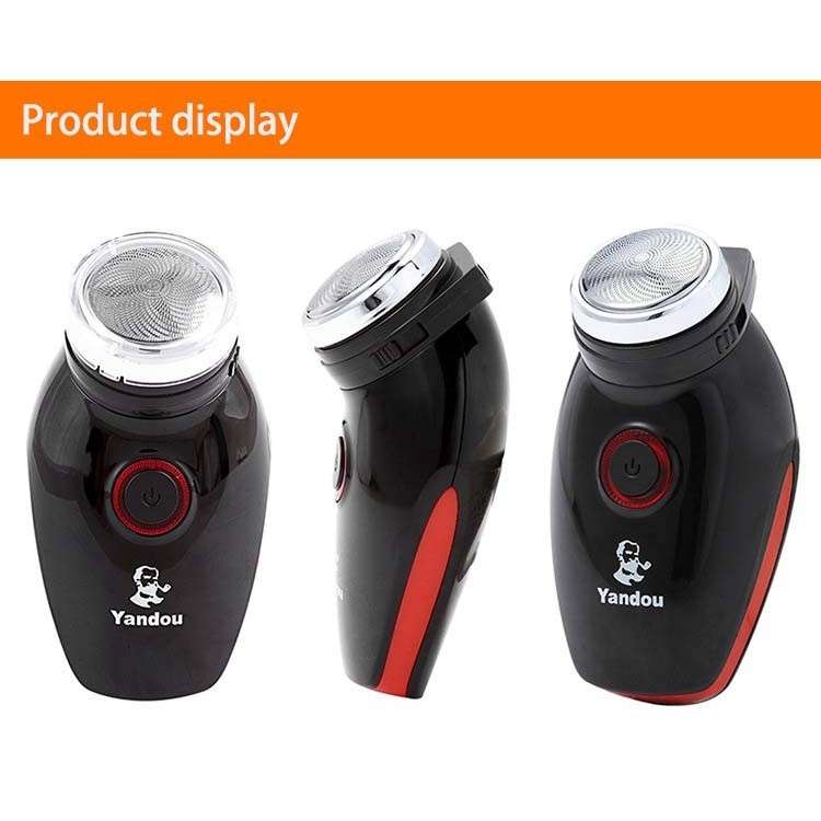 Yandou SC-501 Shaver Men Electric Rotary R5azor Ultra-thin Knife Net Scraper CN Plug