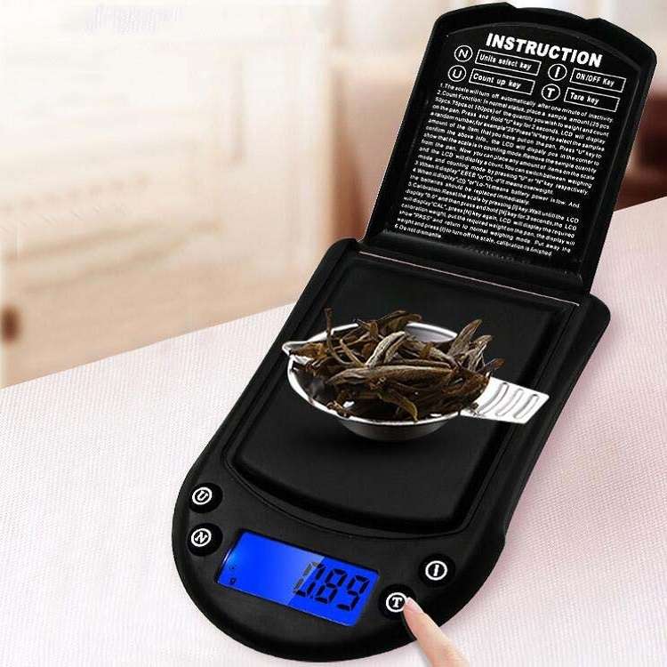 Precision Palm Scale Gold Silver Jewelry Scale Pocket Scale, Specification:200g/0.01g, Style:Without