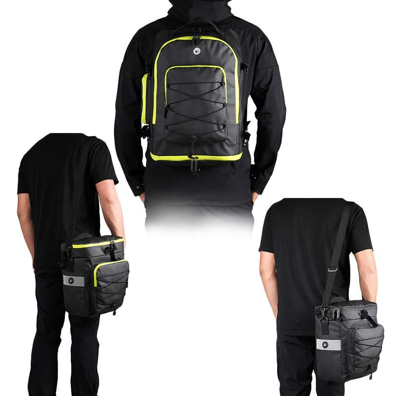 Rhinowalk Three-in-one Multifunctional Bicycle Rear Shelf Pannier Waterproof Long-distance Equipment