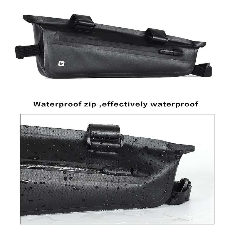 Rhinowalk Bicycle Front Beam Triangle Bag TPU Waterproof Mountain Road Bike Long-distance Riding Sad