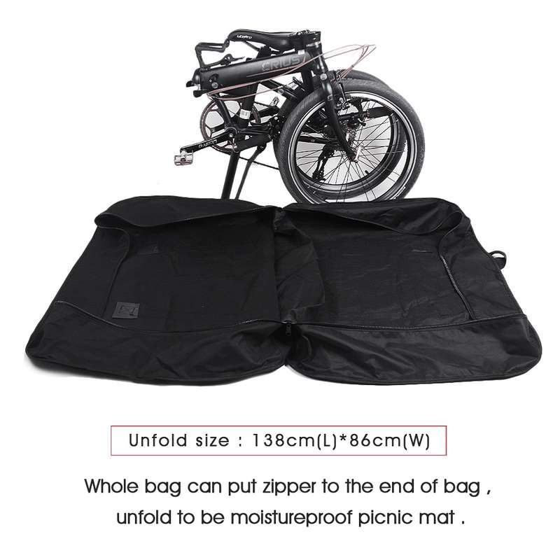 Rhinowalk Folding Bike Carrying Bag 20 inch Electric Bike Carrying Bag(Green)