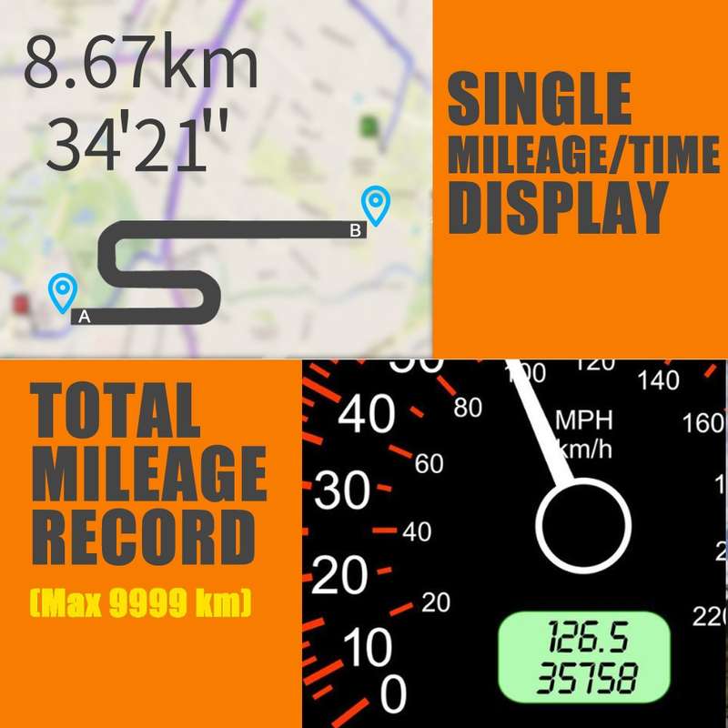 C1090 6.2 inch HUD Car Head-up Display GPS Car Universal Mileage Speed Meter Speeding Alarm / GPS Sa