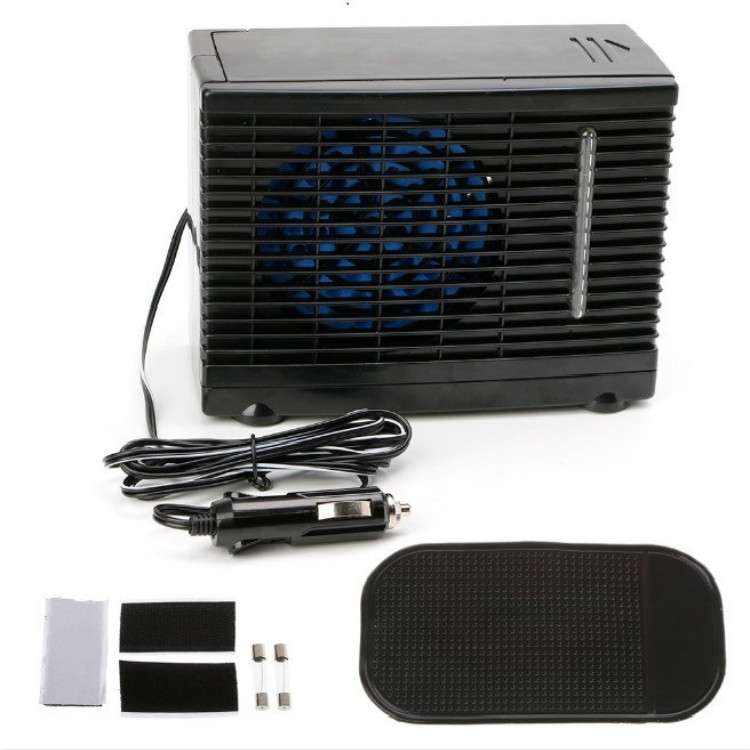24V Large Truck Model Car Air Conditioner Fan Water Refrigerator Fan Car Water Cooler Fan Car Coolin
