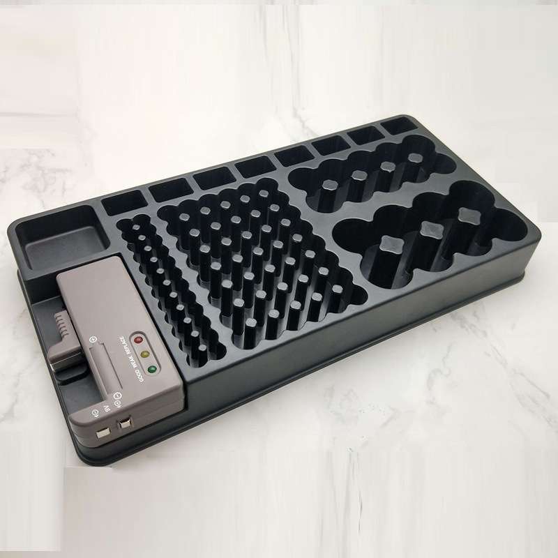 Multifunctional Battery Storage Box Battery Tester Battery Strength Indicator Storage Box Capacity T