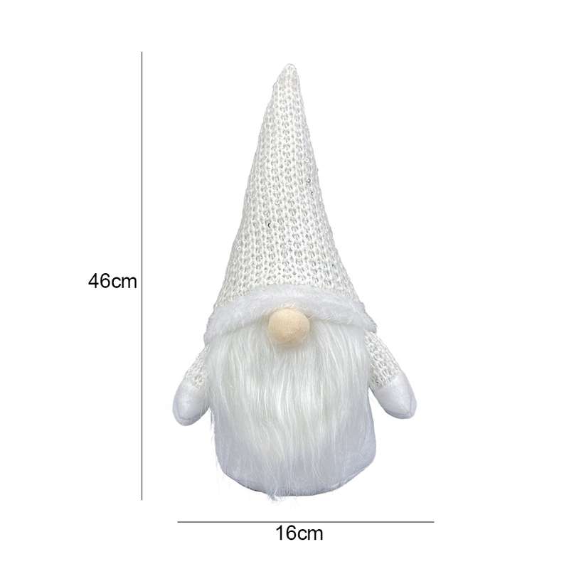 Christmas Decorations Window Decorations for Faceless Elderly Dolls Decorative Dolls(Pink)