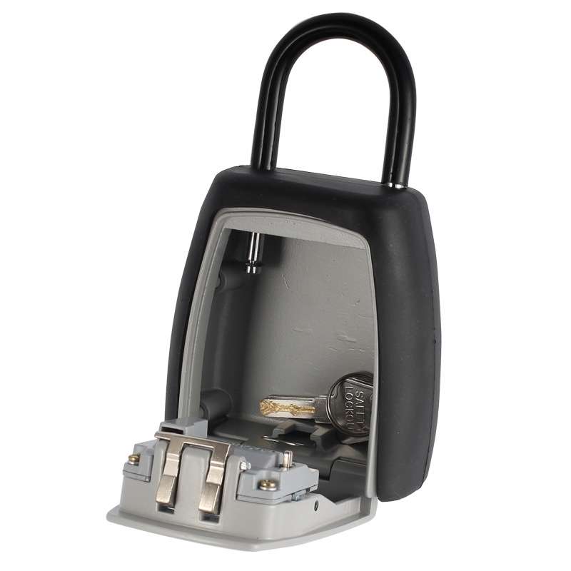 Password Key Box Four-digit Password Lock Padlock Type Free Installation Key Lock Box