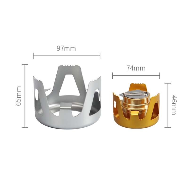 Outdoor Camping Alcohol Stove Vaporized Liquid Alcohol Atove Mini Alcohol Stove Portable Creative Al