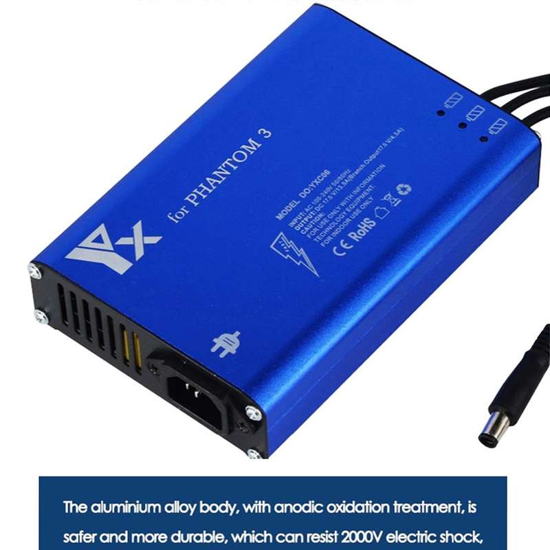 4 in 1 Parallel Power Hub Intelligent Battery Controller Charger for DJI Phantom 3 Standard SE FPV D