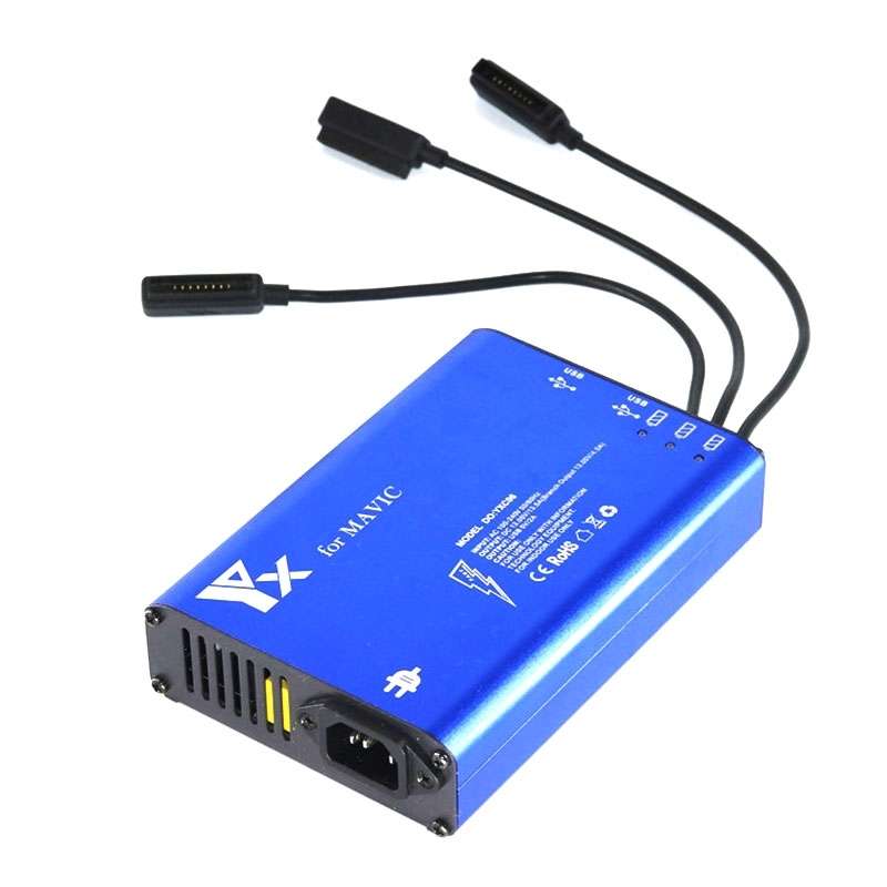 For DJI MAVIC Pro Aluminum Alloy 5 in 1 Hub Intelligent Battery Controller Charger, Plug Type:US Plu