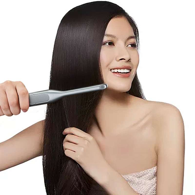 Small Wave Curling Iron For Men Beard Curling Iron 3D Ceramic Thermostat Hair Straightener(EU Plug)
