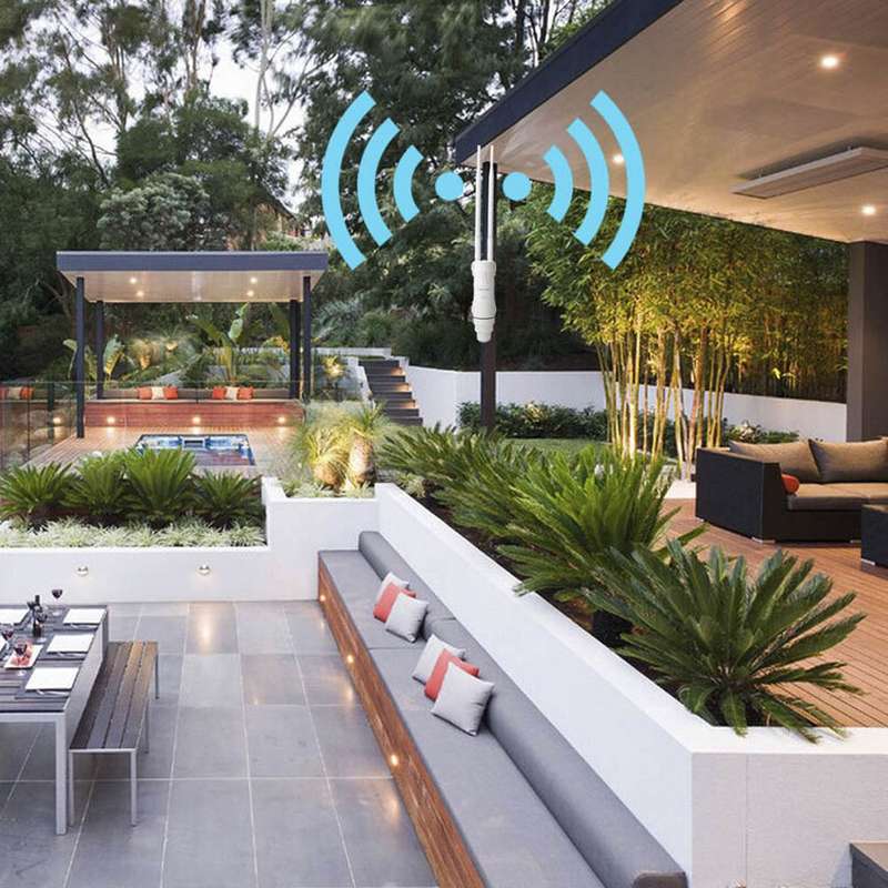 WAVLINK AC600 AP 2.4G/5G Dual Frequency Outdoor High Power Repeater, Pulg Type:UK Plug