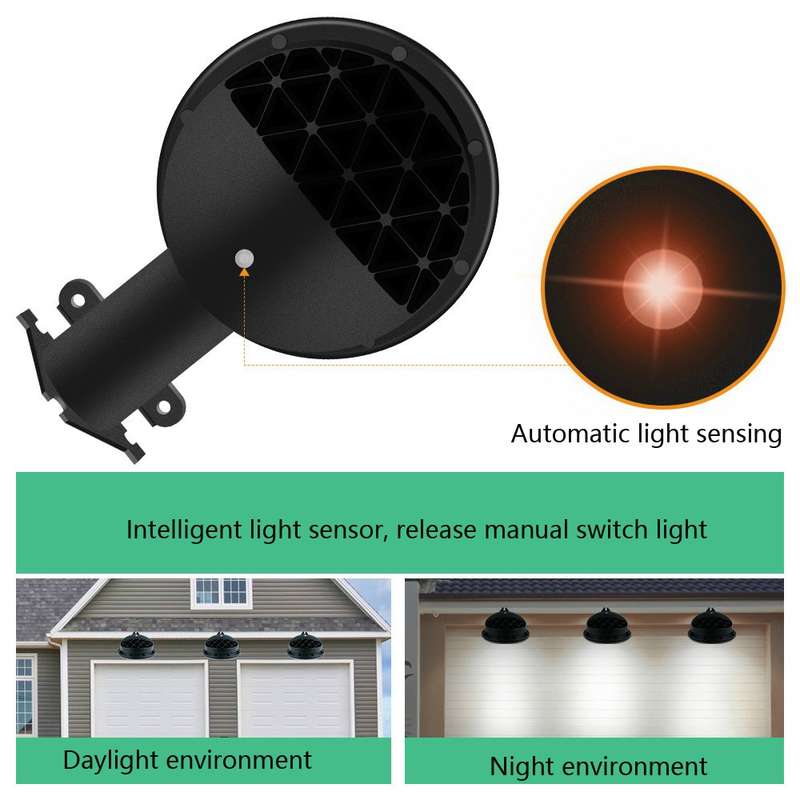 80W LED Outdoor Light Sensing IP65 Waterproof Wall Lamp Garden Courtyard Street Light(White Light)