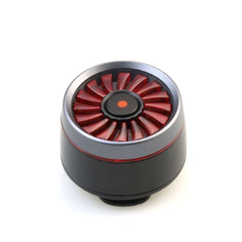 Bicycle Smart Sensor Brake Light USB Tail Light Warning Light(Black)