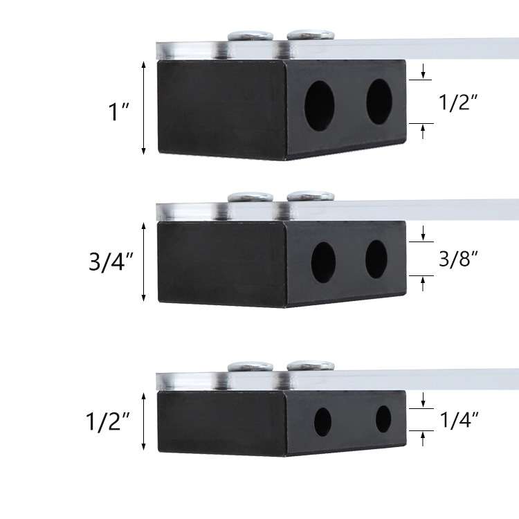 4 PCS / Set Woodworking Hole Locator Woodworking Special Hole Set Fixture Small Vertical Drilling Ho