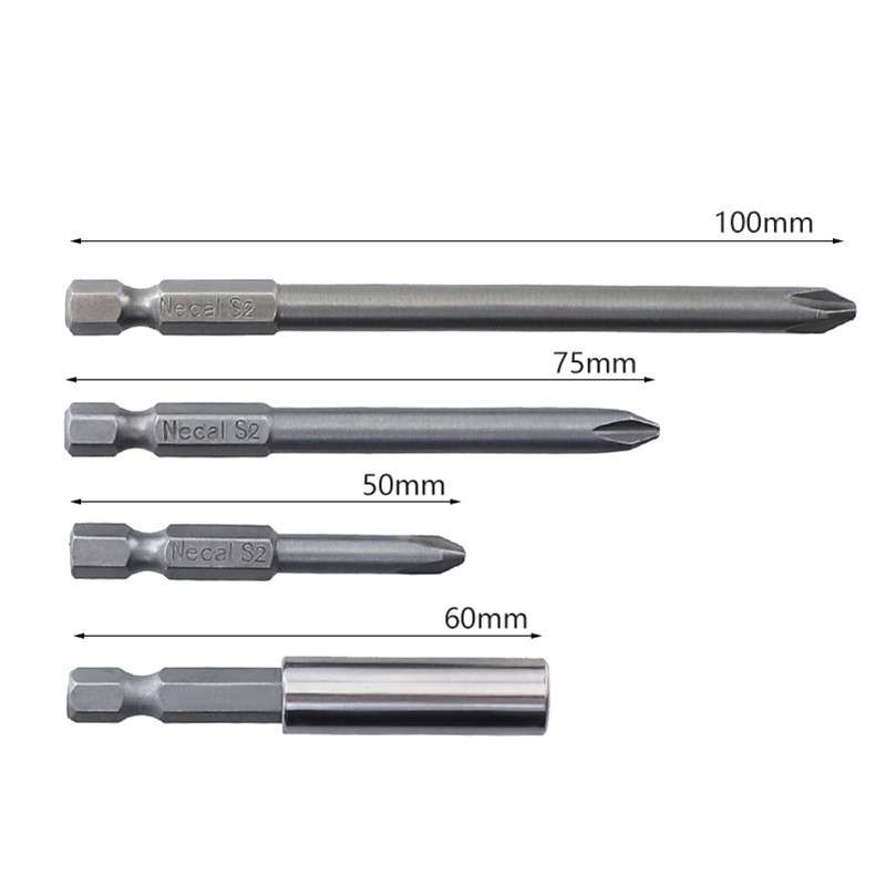 12 PCS / Set Screwdriver Bit With Magnetic S2 Alloy Steel Electric Screwdriver, Specification:3