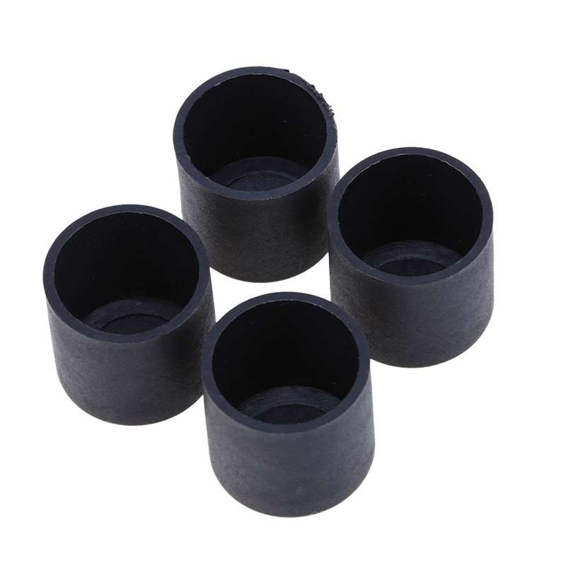 100 PCS Plastic Chair Feet Protectors Black Anti-skid Furniture Legs Table Base Cap Floor Protector