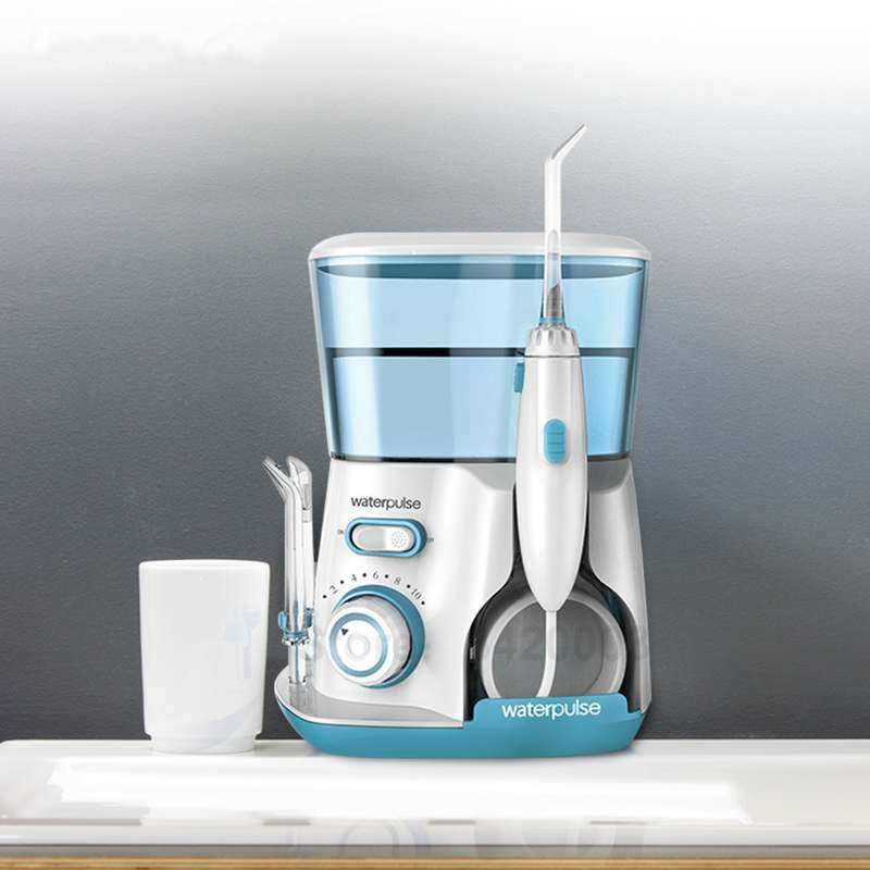 Waterpulse V300 800ml Oral Irrigator Dental Flosser Oral Hygiene Water Flossing Cleaner, Plug Type:E