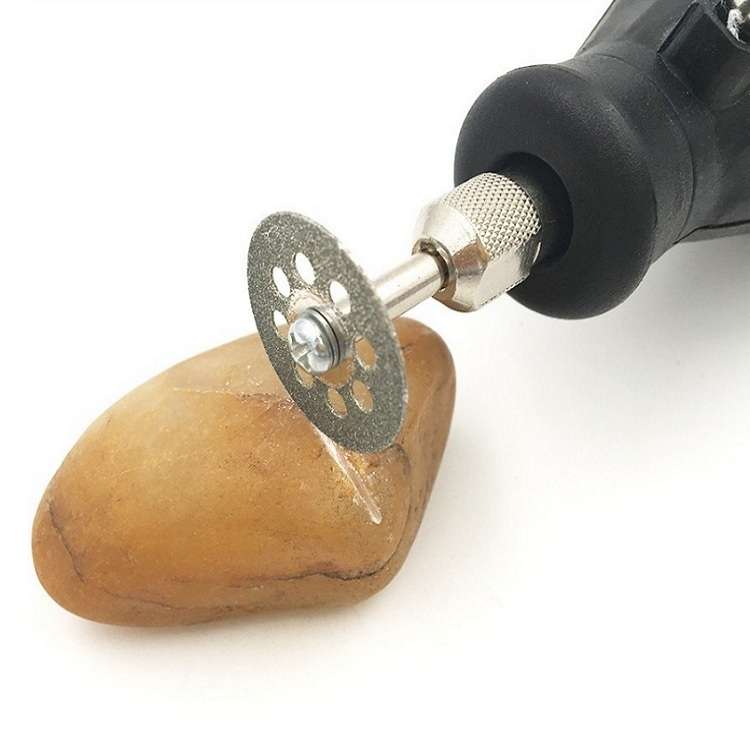 10 Saw Blade 2 Connecting rod 8 Holes Emery Cutting Chip Jade Saw Blade Electric Grinder Accessorie