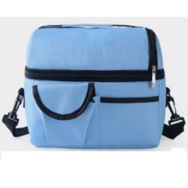 Lunch Bag Reusable Insulated Bag Multifunctional Waterproof Insulated Lunch Box(Black)