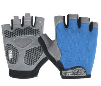 Cycling Shock Absorbing Anti-Slip Gloves Fitness Weight Lifting Training Half-finger Gloves, Size:M(
