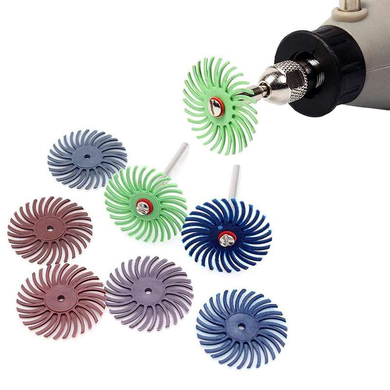 8 PCS Ivory Fruit Polishing Head Bloody Lotus Wood Carving Nuclear Carving Slit Grinding Head, Spec