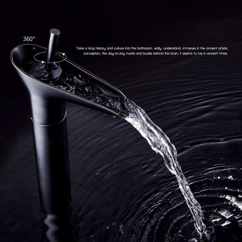 Bathroom Faucet Washbasin Waterfall Hot & Cold Faucet, Specification:84535-1