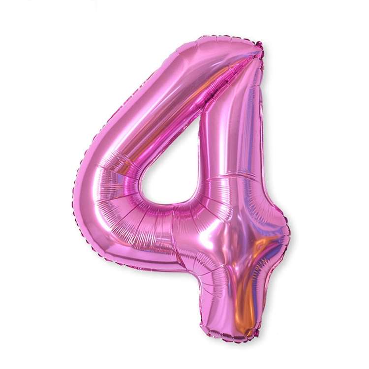 2 PCS 40 Inch Aluminium Foil Number Balloons Birthday Wedding Engagement Party Decor Kids Ball Suppl