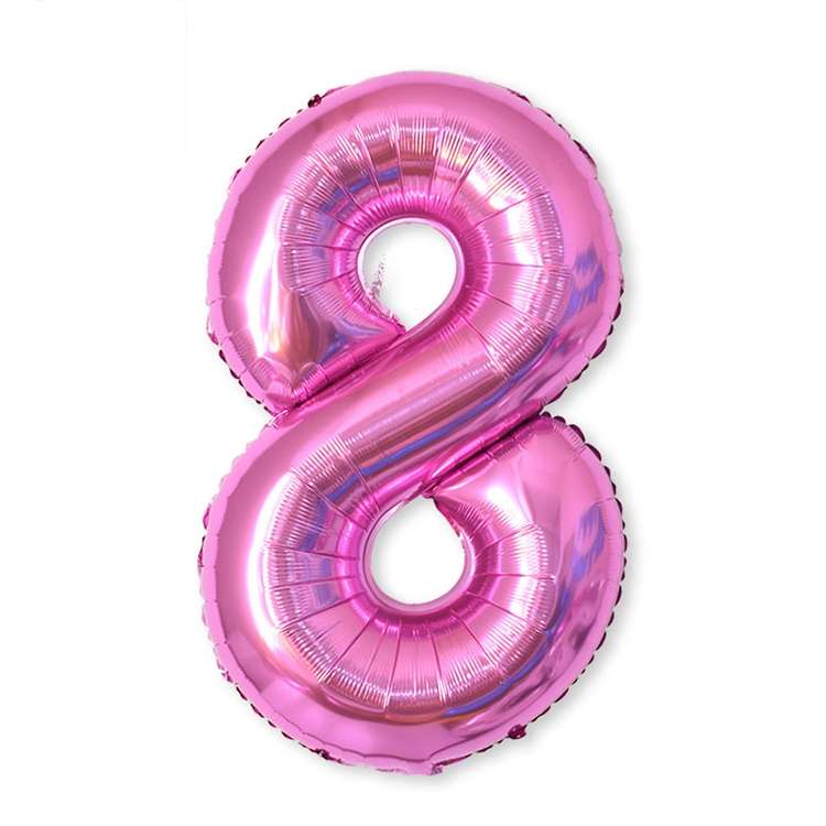 2 PCS 40 Inch Aluminium Foil Number Balloons Birthday Wedding Engagement Party Decor Kids Ball Suppl