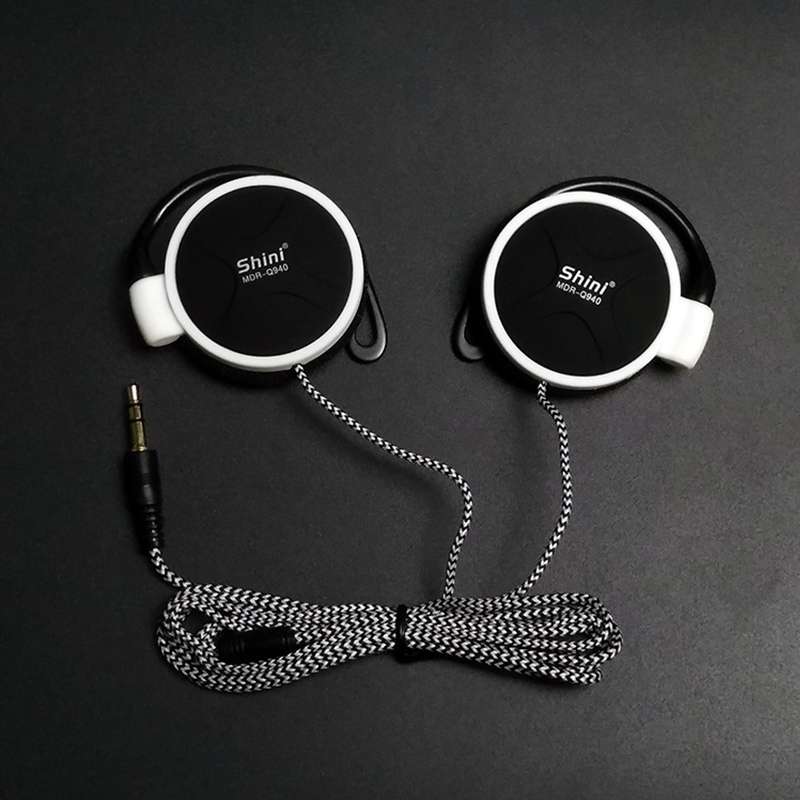 Shini Q940 3.5mm Super Bass EarHook Earphone for Mp3 Player Computer Mobile(Green No Mic)