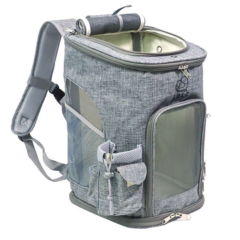 LDLC Pets Going Out Portable Foldable Breathable Backpack, Size:M(Ginger Yellow )