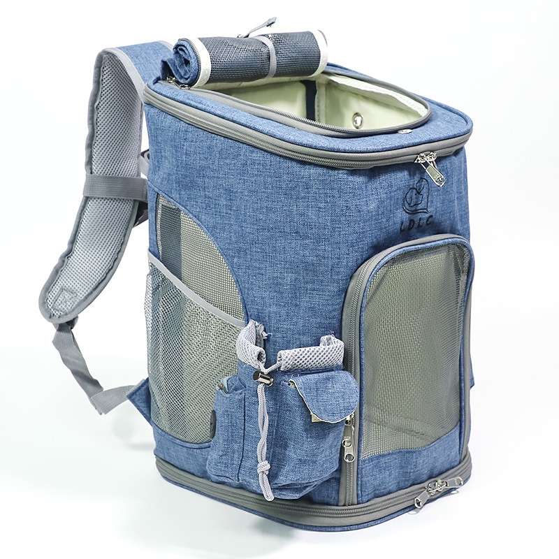 LDLC Pets Going Out Portable Foldable Breathable Backpack, Size:M(Ginger Yellow )