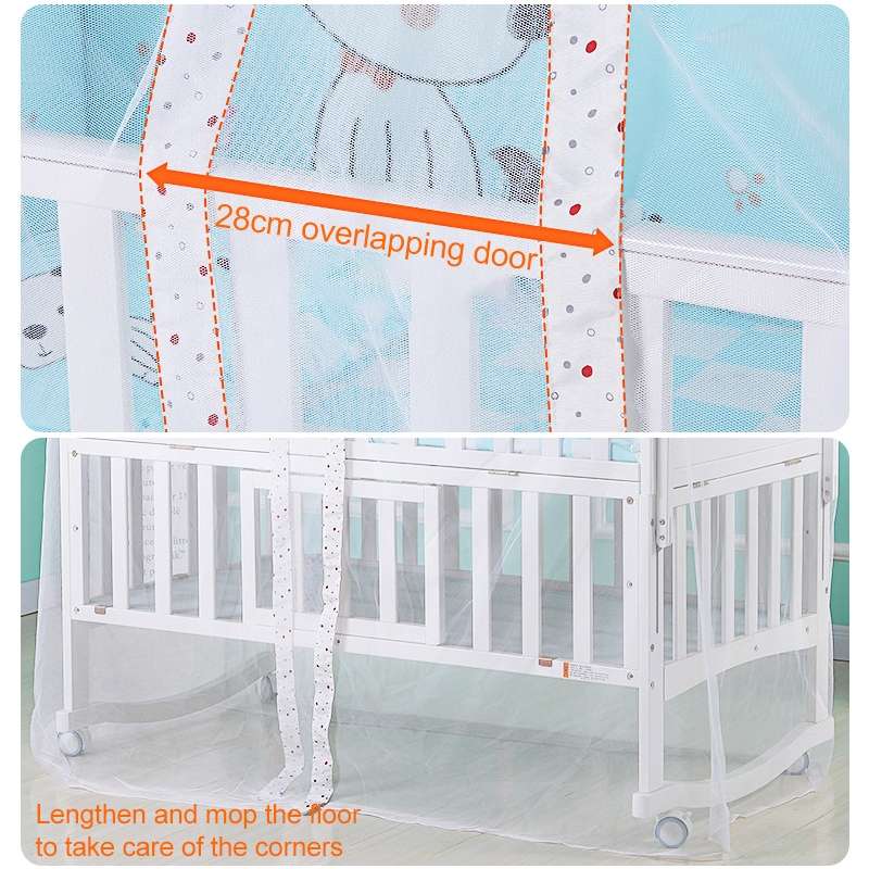 Student Dormitory Upper Berth Free Installation of Dustproof Top Side Single Door Mosquito Net, Size