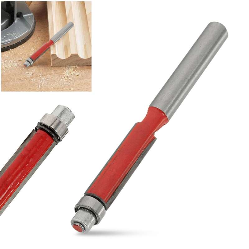 1 Pcs Flush Trim Router Bit 1/4'''' Shank Carpentry Flush Trim