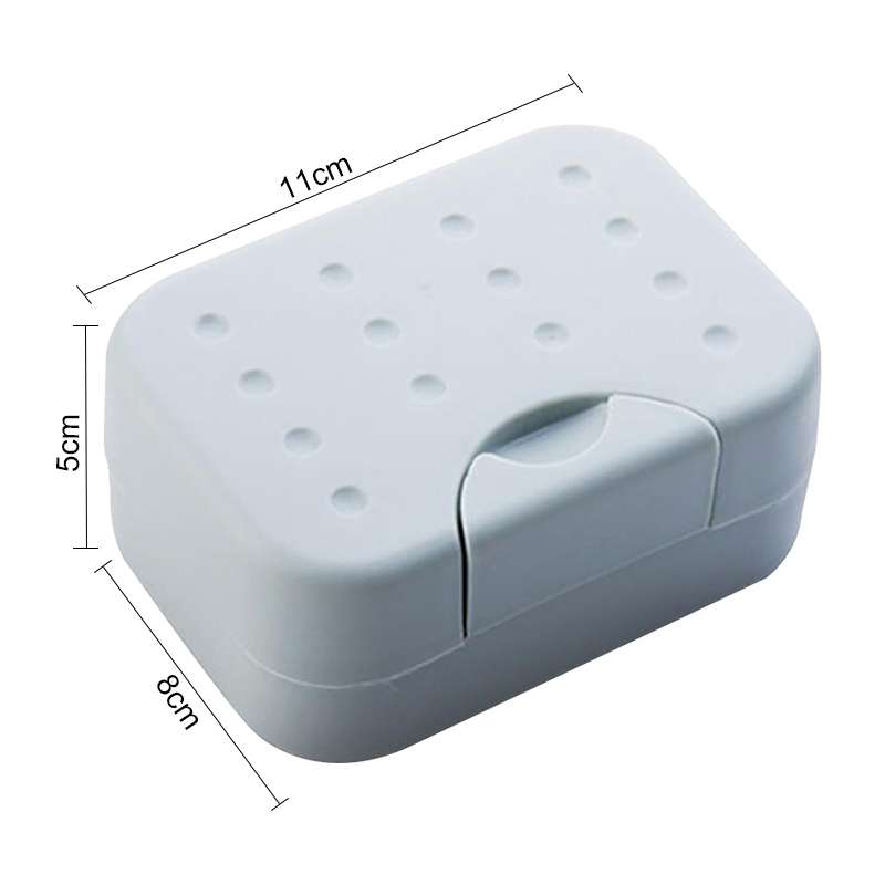 2 PCS Portable Travel Soap Box(Pink)