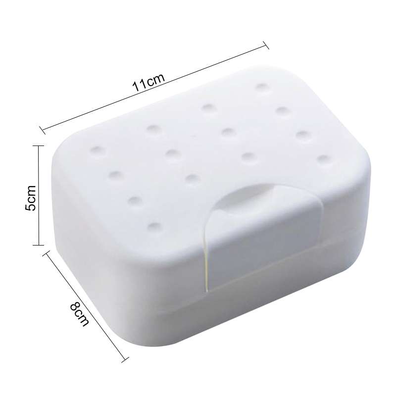2 PCS Portable Travel Soap Box(Pink)