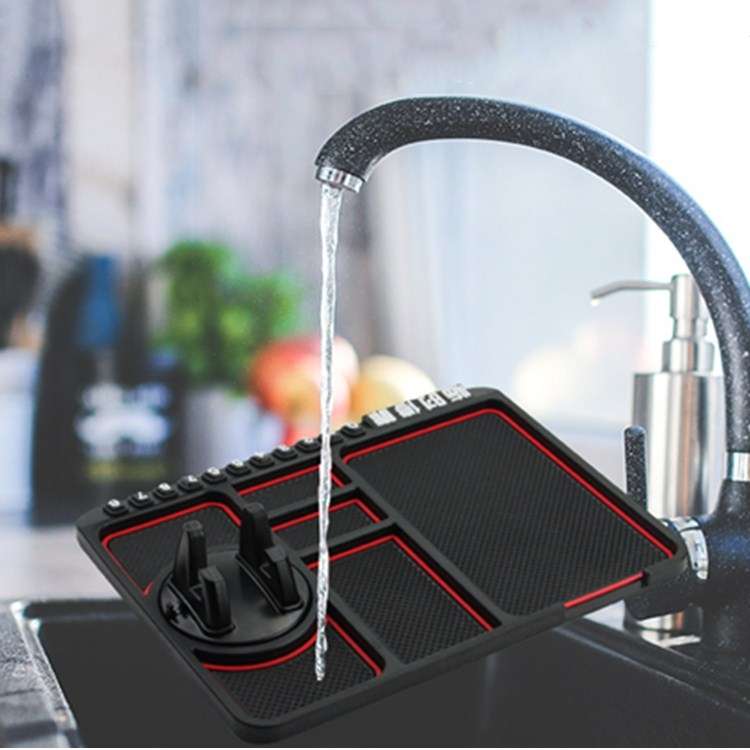 Car Interior Car Multifunctional Instrument Panel Storage Pad Car Phone Bracket Anti-slip Pad With S