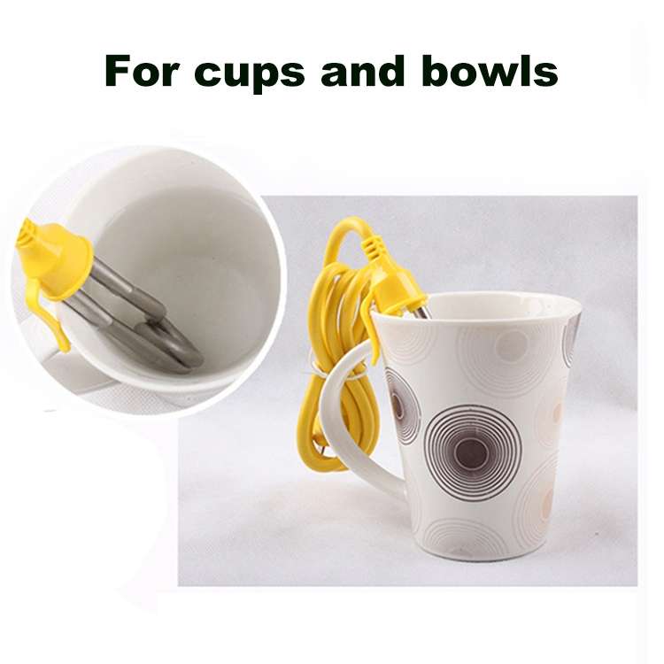 MJ-R4 Electric Water Heater Element Mini Boiler Hot Water Immersion Travel Use 600W (Color Random De